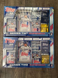 2025 Topps Baseball Cards Series 2 Super Box Factory Sealed (Shohei Ohtani)