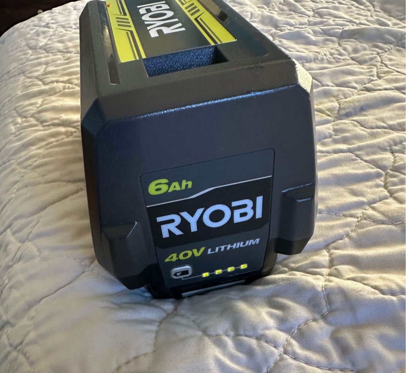 40V Lithium-Ion 6.0 Ah High Capacity Battery by RYOBI
