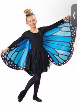 NEW Kids Monarch Butterfly Wings costume