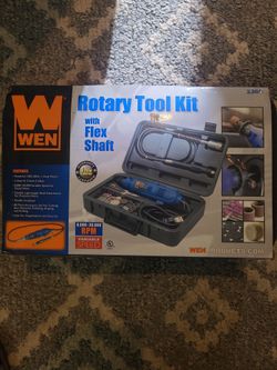 WEN 2305 Rotary Tool Kit with Flex Shaft