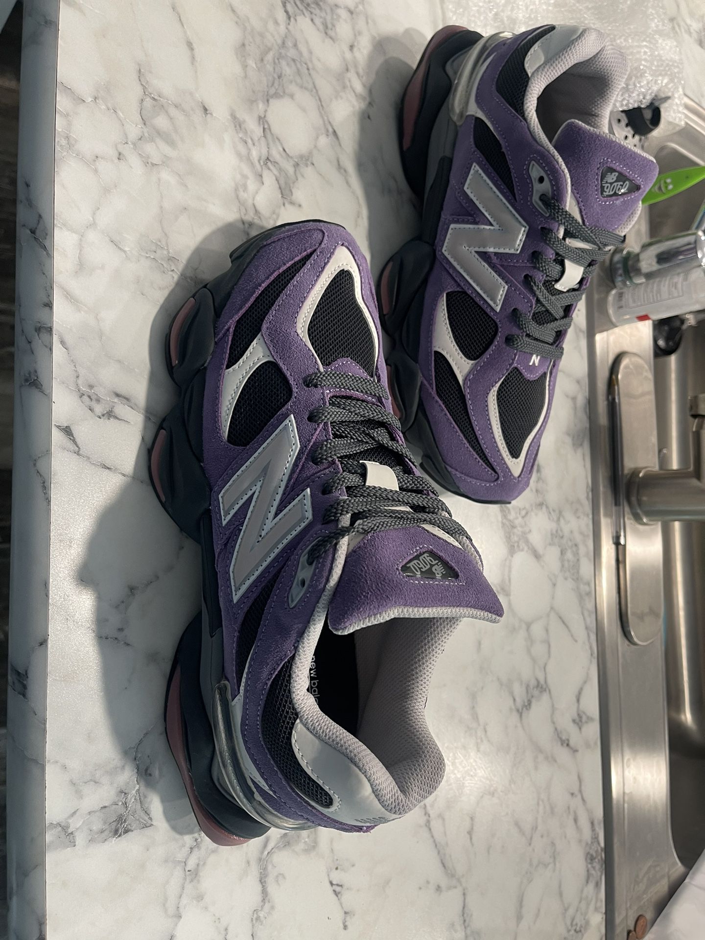 New Balance 9060 (size 10) Violet Noir Mens Shoes NEW 