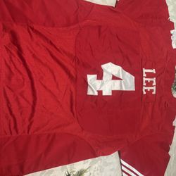 Andy Lee 49ers Nike On-Field Style Jersey #4 – Size XXL – Clean