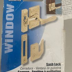 Sash lock