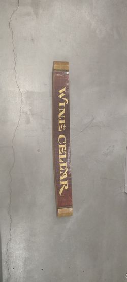 Wine stave sign