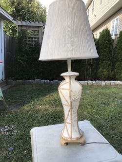 Vintage 1970’s 39” Table Lamp.
