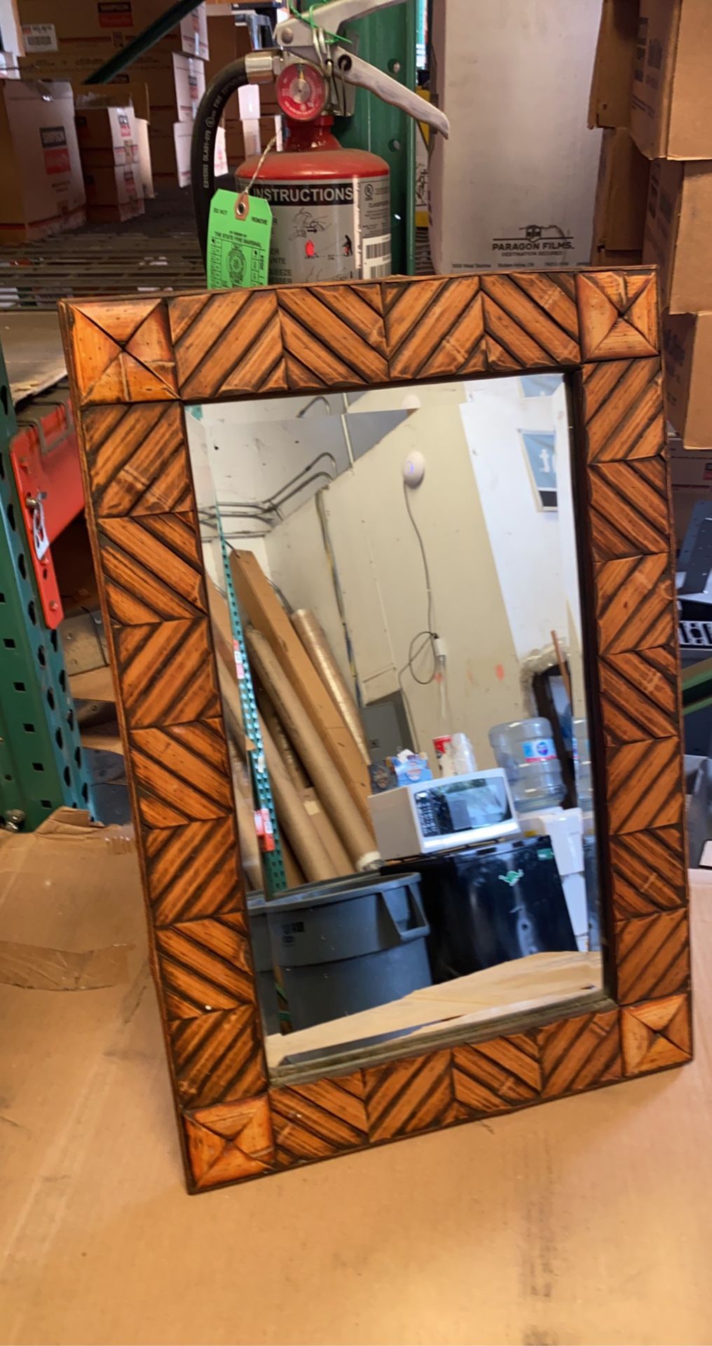 Retro Tiki Mirror