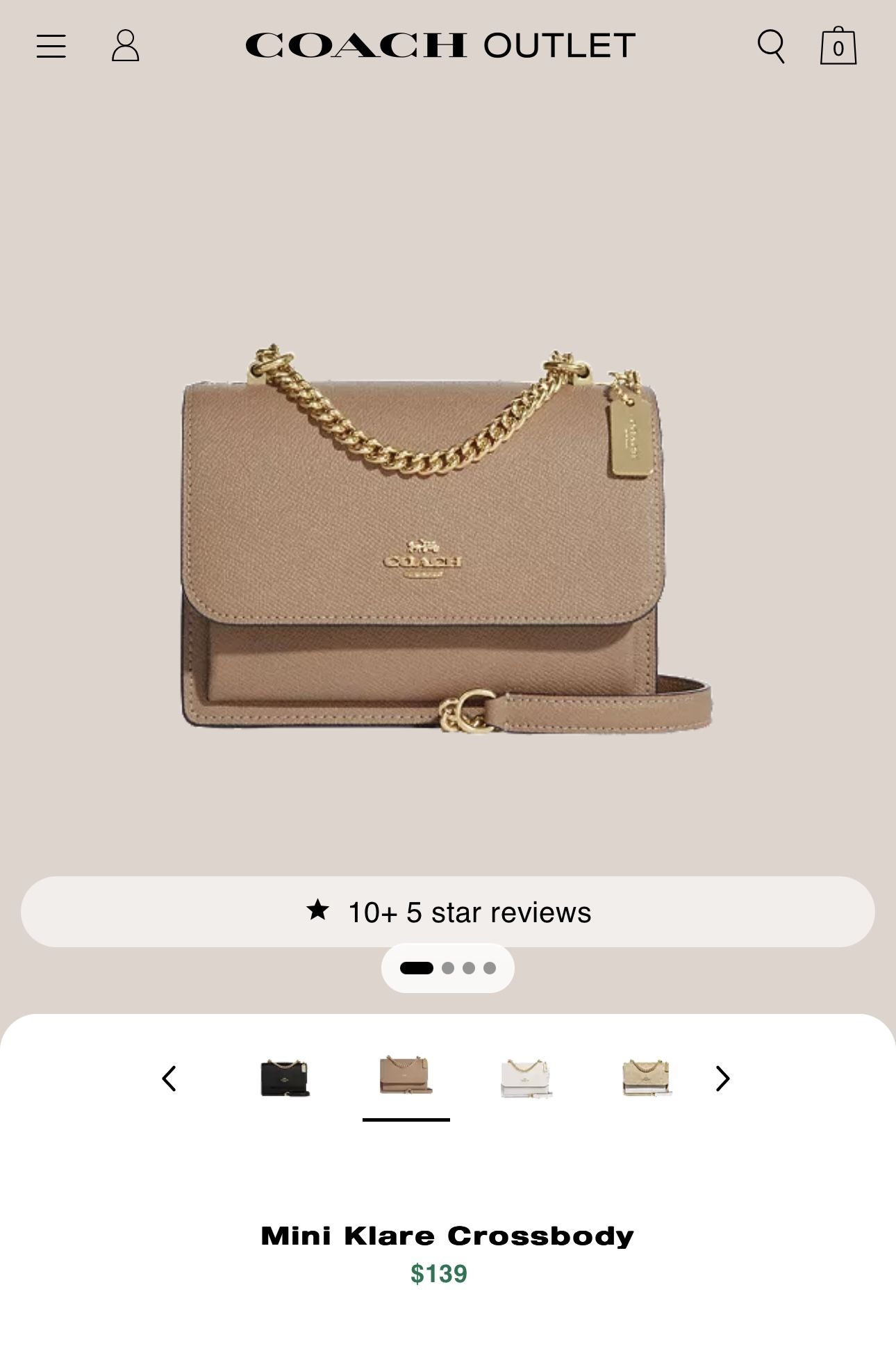Coach Mini Klare Crossbody 
