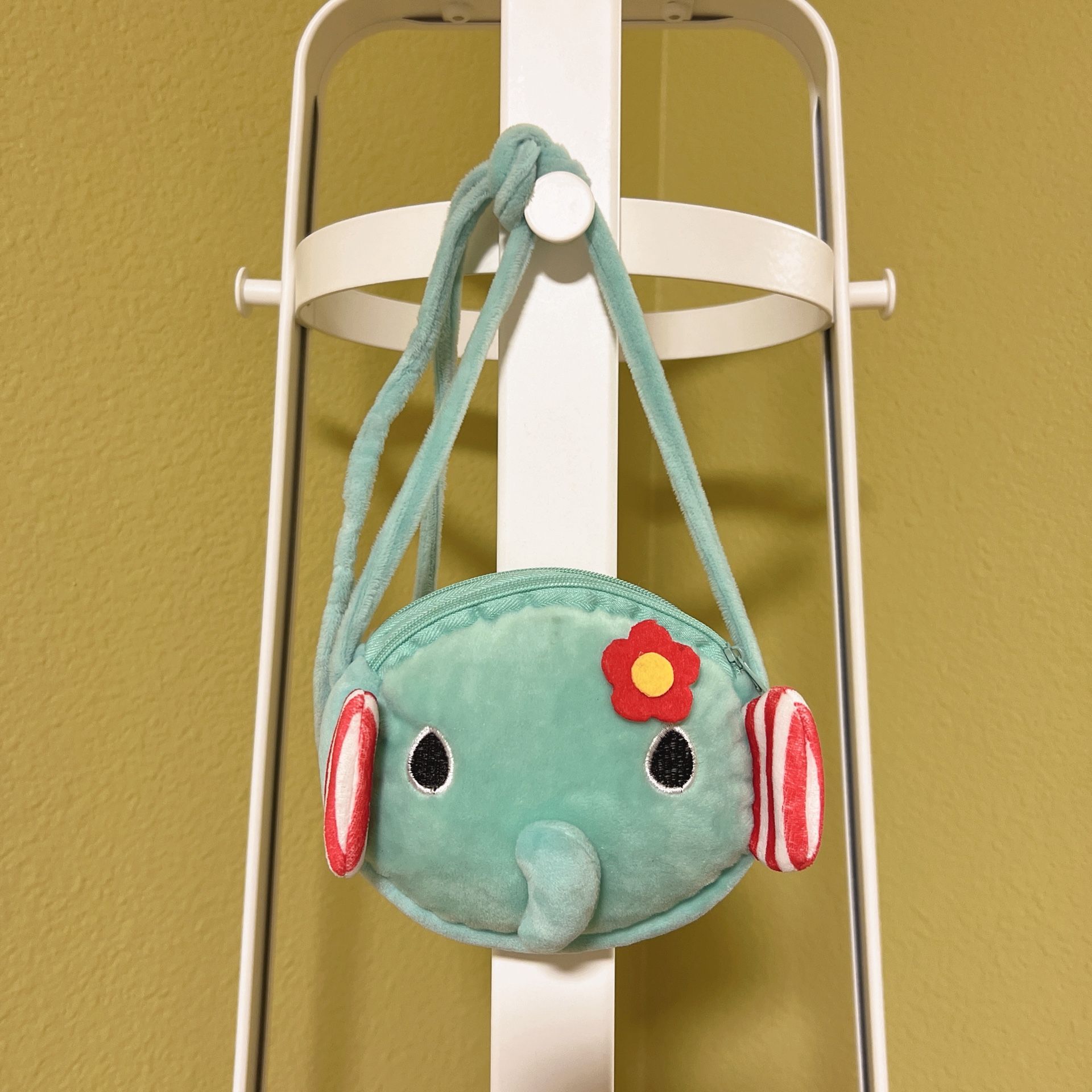 Kawaii Plush Mouton Elephant Pouch Purse crossbody