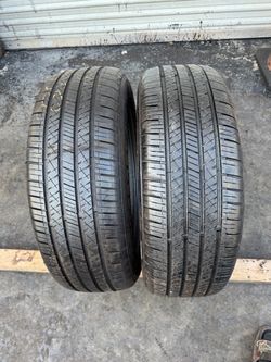 Set of 2 nice tires 235/60/18 ( We install & balance)