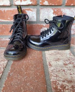 Toddler Dr. Martens Shiny Black Boots