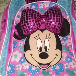New Mini Mouse Back Pack Rare Find W/Tag's $30