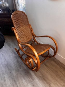 Vintage Mid Century 70’s Bentwood Rocking Chair 
