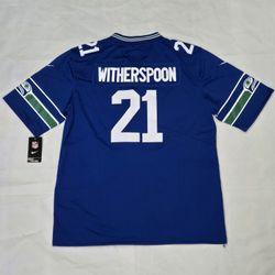 Witherspoon #21 Seahawks Jersey 