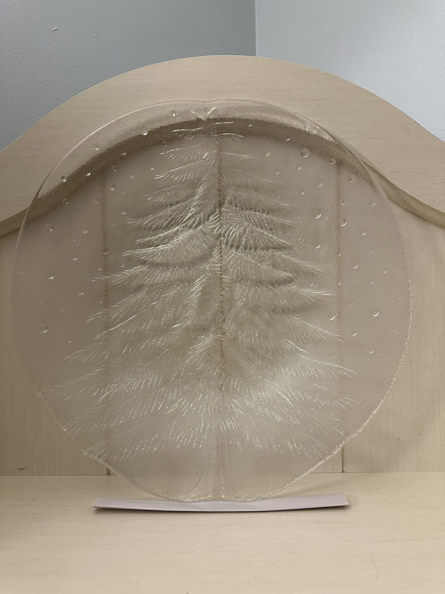 Mikasa Crystal  🌲 Tree Serving Platter 