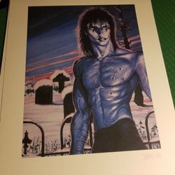 The Crow Vinntage Cover collection signed James O' Barr