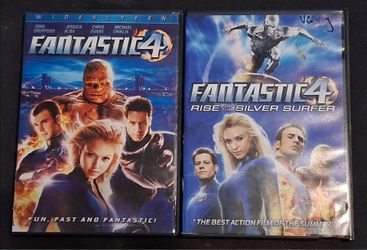 Fantastic 4 2 movie dvd lot Rise of the Silver Surfer