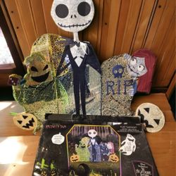 The Nightmare Before Christmas Lighted Halloween Yard Decoration 