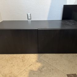 IKEA Besta Storage Unit In Black Brown