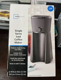 Single Serve Iced Coffee Maker 