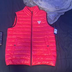 Guess puffer vest brand new still with tag