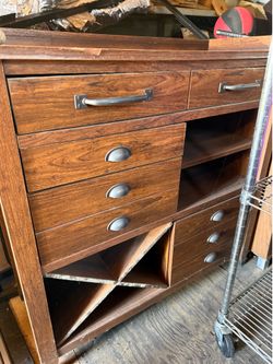 Free solid headboard + side cabinet