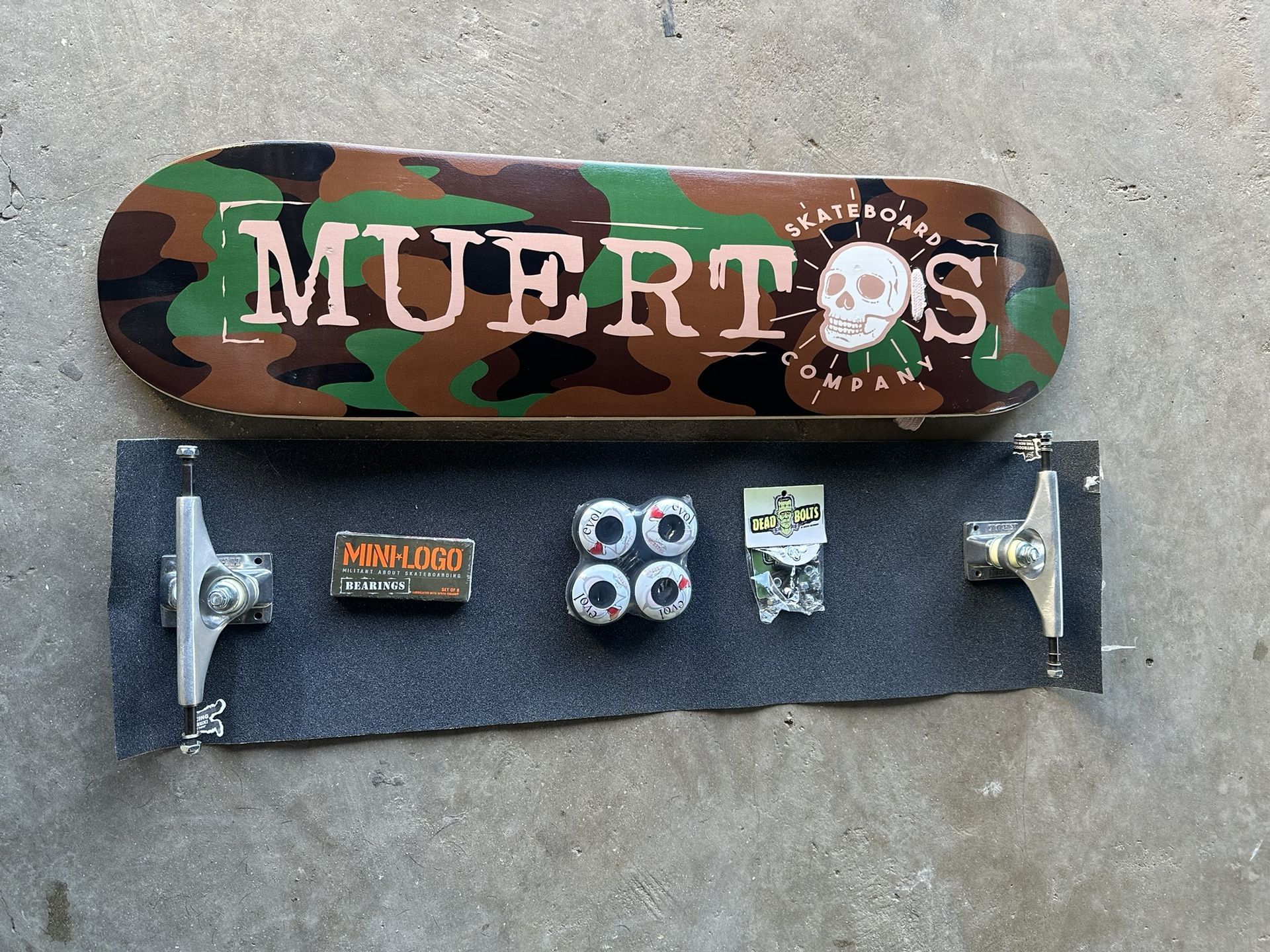 Brand new Muertos skate board size 8.0