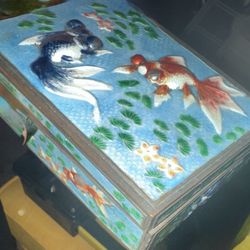 Box- cloisonné jewelry box