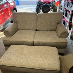 Loveseat And Ottoman
