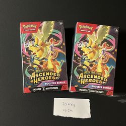 Pokemon Ascended Hero Booster Bundles