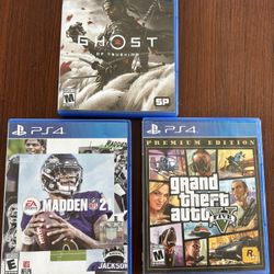 PS4 Grand Theft Auto 5 & More Games