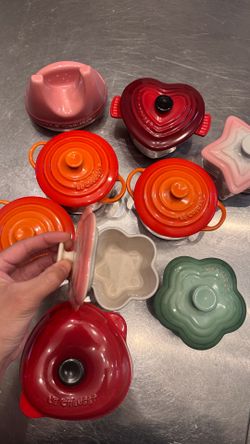 Le Creuset Mini Stoneware Cocottes / Mini Casserole Dishes – Various Shapes & Colors