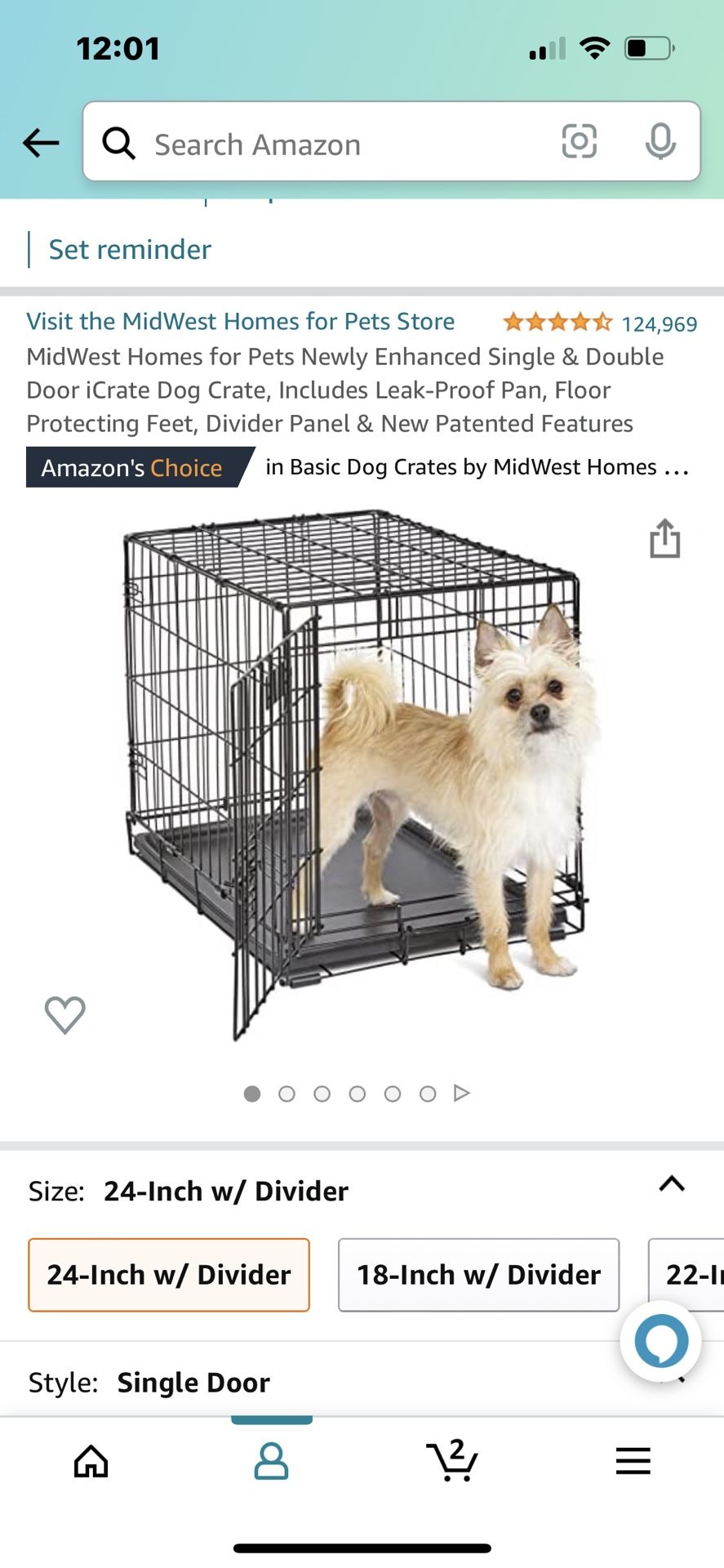 Small Dog Crate Collapsible