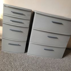 New Storage Drawer Set Of 2 Pcs 