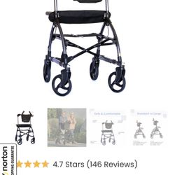 Stand Up Walker By Journey $120 Sells New For $695 Walker   4 Wheels Seat Folding Invacare $45  Knee Walker Scooter $$45 Cash Like  New 
