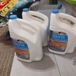 Bona Hardwood Cleaner. 