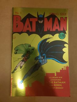 Batman 1 (Facsimile Edition) Foil Cardstock Cover (DC Comics November 2023) NM