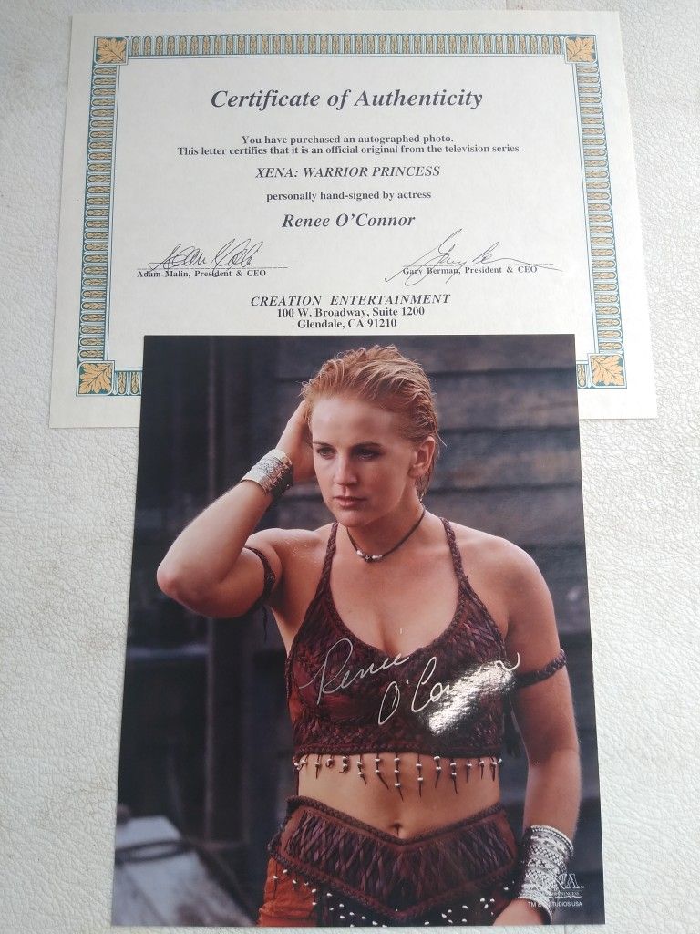 Xena TV Show Autographed Photos