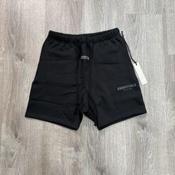 Black Reflective Essential Shorts