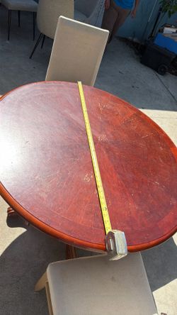 dining table with chairs