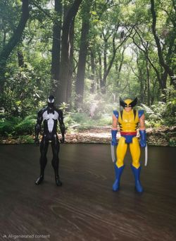 Spiderman and  Wolverine