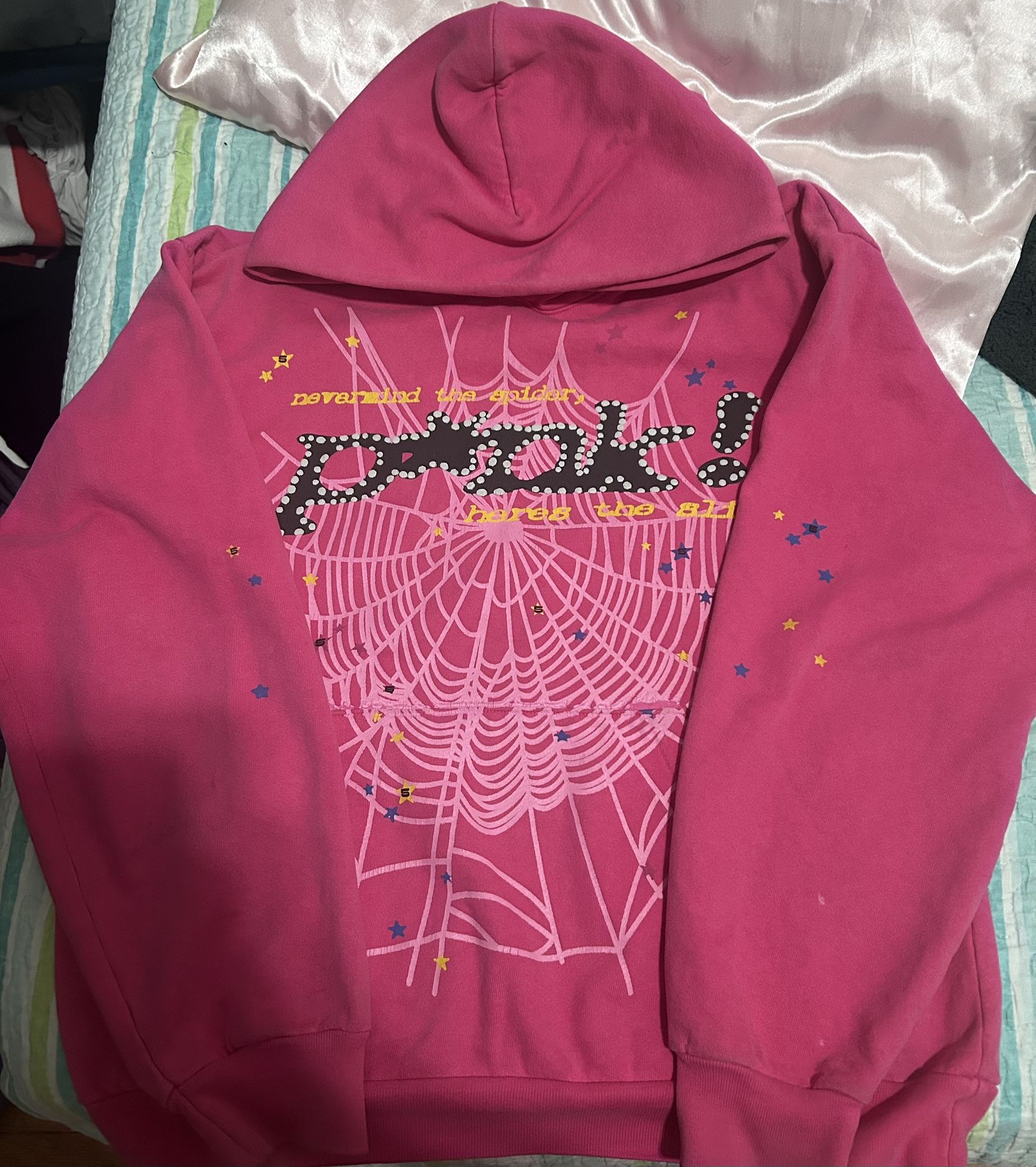 P*nk Spider Hoodie