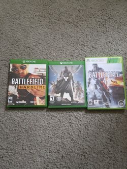 2 XBOX ONE GAMES,1XBOX 360 GAME