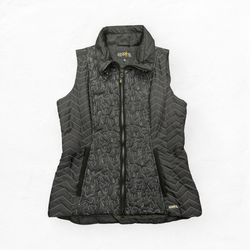 Kerrits Horse Play Women's Quilted Equestrian Rider Vest Black Sz M