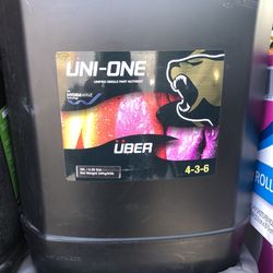 Uber liquid nutrients Uni one 20 L 6 gallon