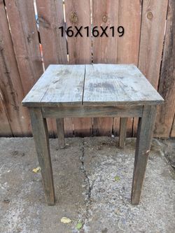 Outdoor garden table