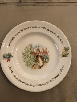 Peter Rabbit Wedgwood plate