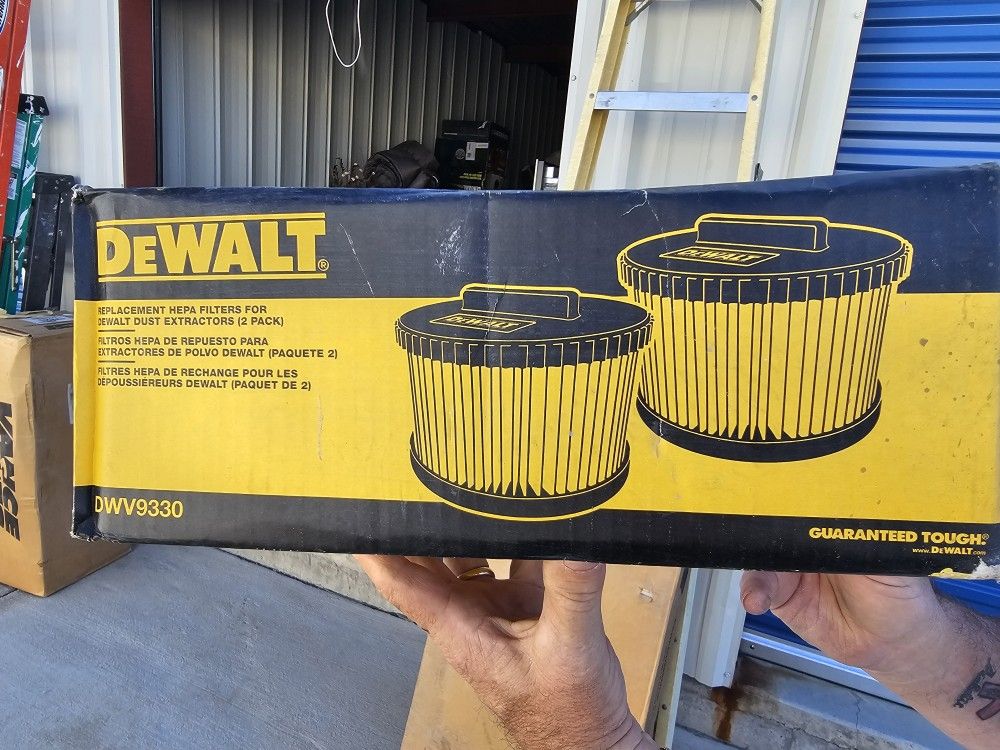 DeWalt Hepa Filters 2pk