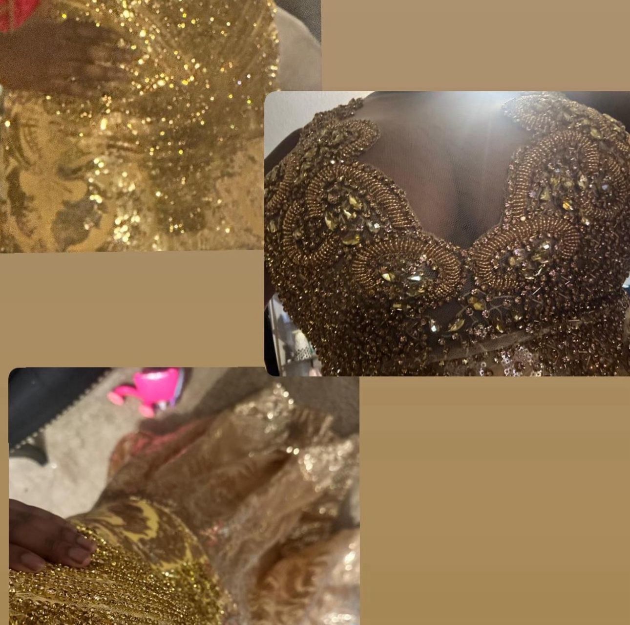 Gold Prom Dress