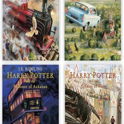  Harry Potter The Illustrated Collection Year 1-4 set 