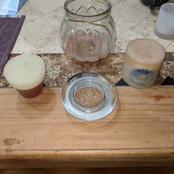 Votive Holders and two candles!!